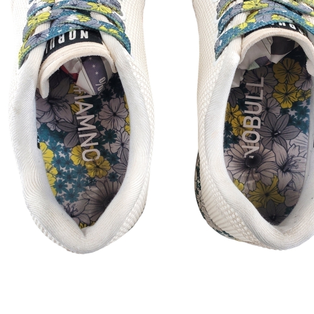 Nobull Spring Fling Trainer Shoes Womens 8.5 Mens 7 Ivory White Running Athletic - Picture 8 of 16